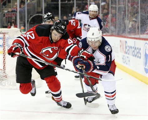 Columbus Blue Jackets at New Jersey Devils .